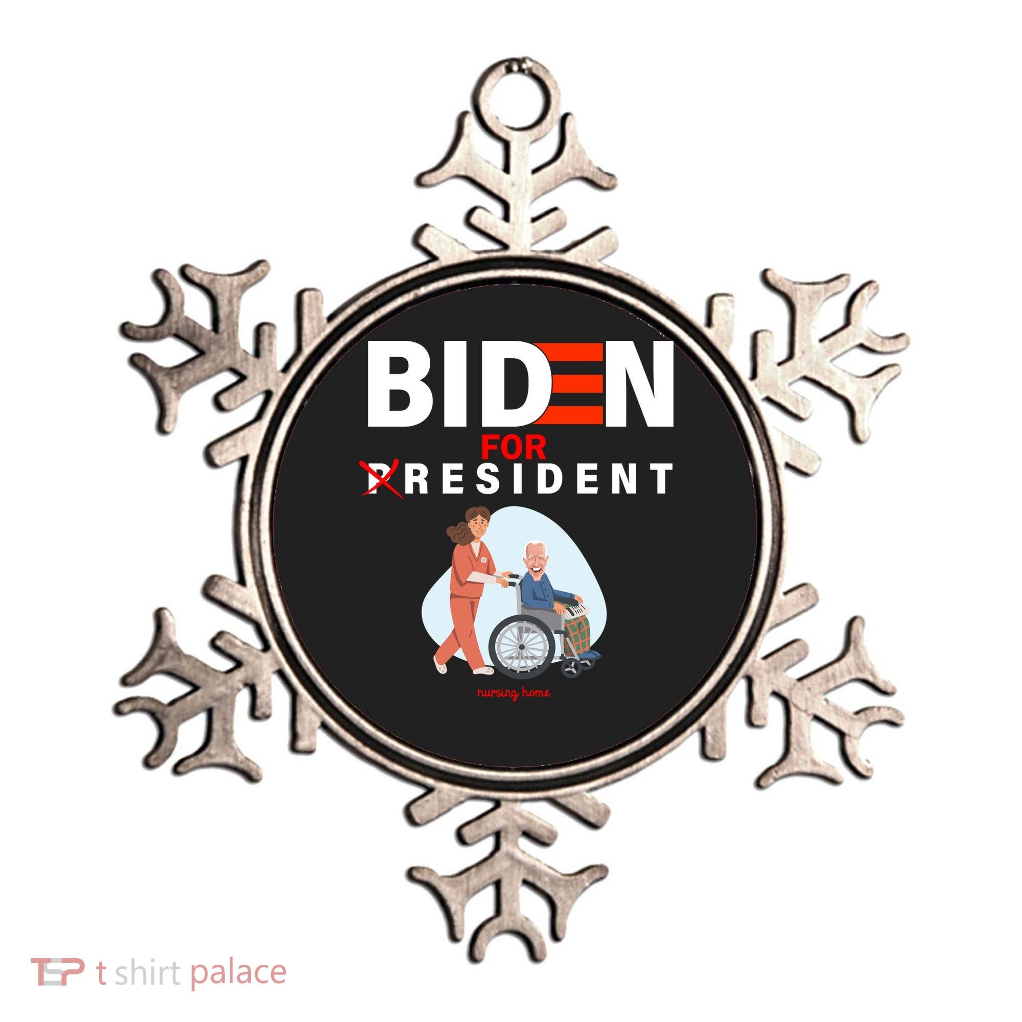 Biden For Resident Funny Trump 2020 President Ornament