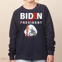 Biden For Resident Funny Trump 2020 President Women's Sweatshirt thumb 0