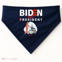 Biden For Resident Funny Trump 2020 President USA-Made Doggie Bandana thumb 0