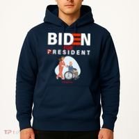 Biden For Resident Funny Trump 2020 President Hoodie thumb 2