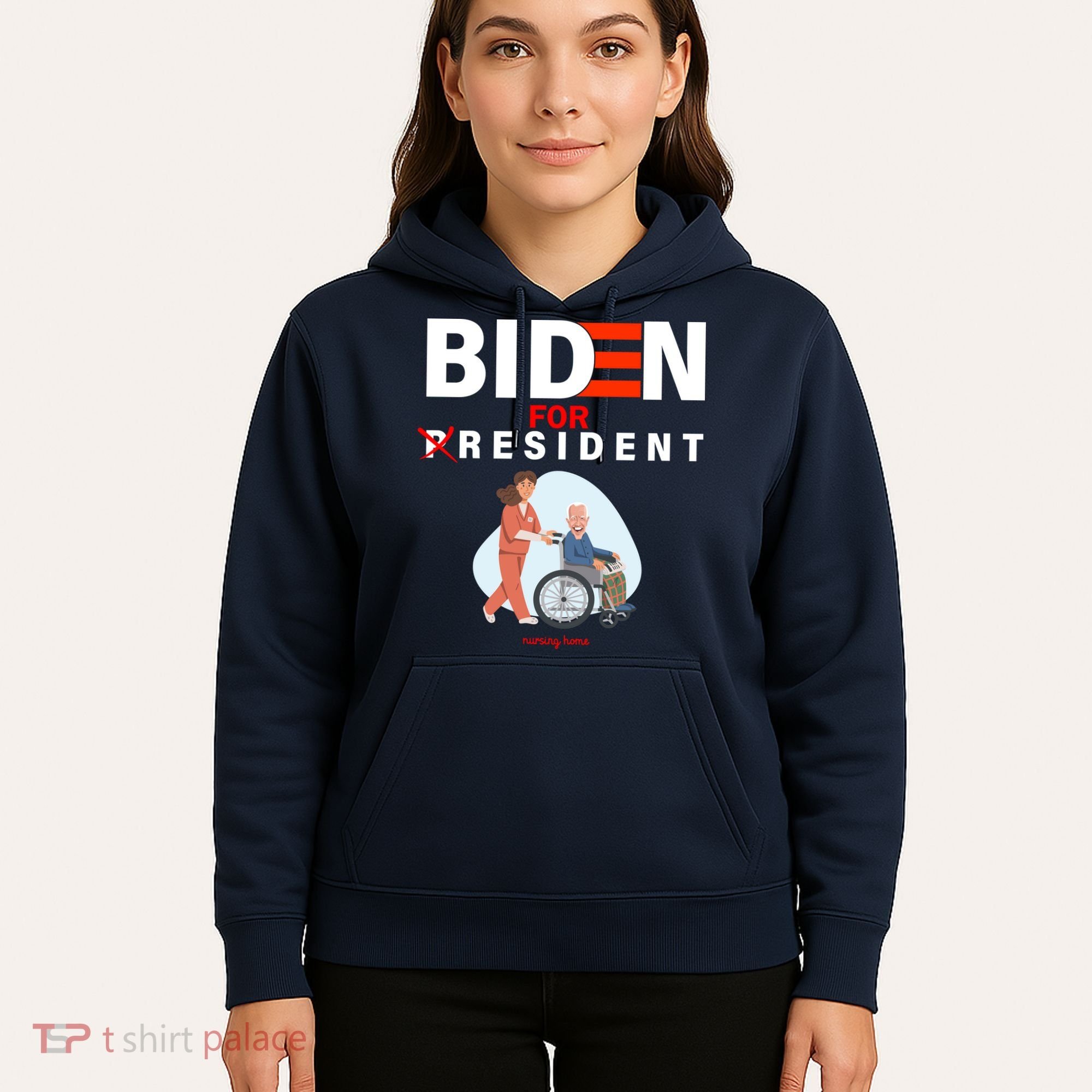 Biden For Resident Funny Trump 2020 President Hoodie