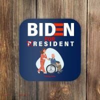 Biden For Resident Funny Trump 2020 President Coaster thumb 0