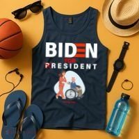 Biden For Resident Funny Trump 2020 President Tank Top thumb 4