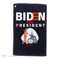 Biden For Resident Funny Trump 2020 President Golf Towel thumb 0