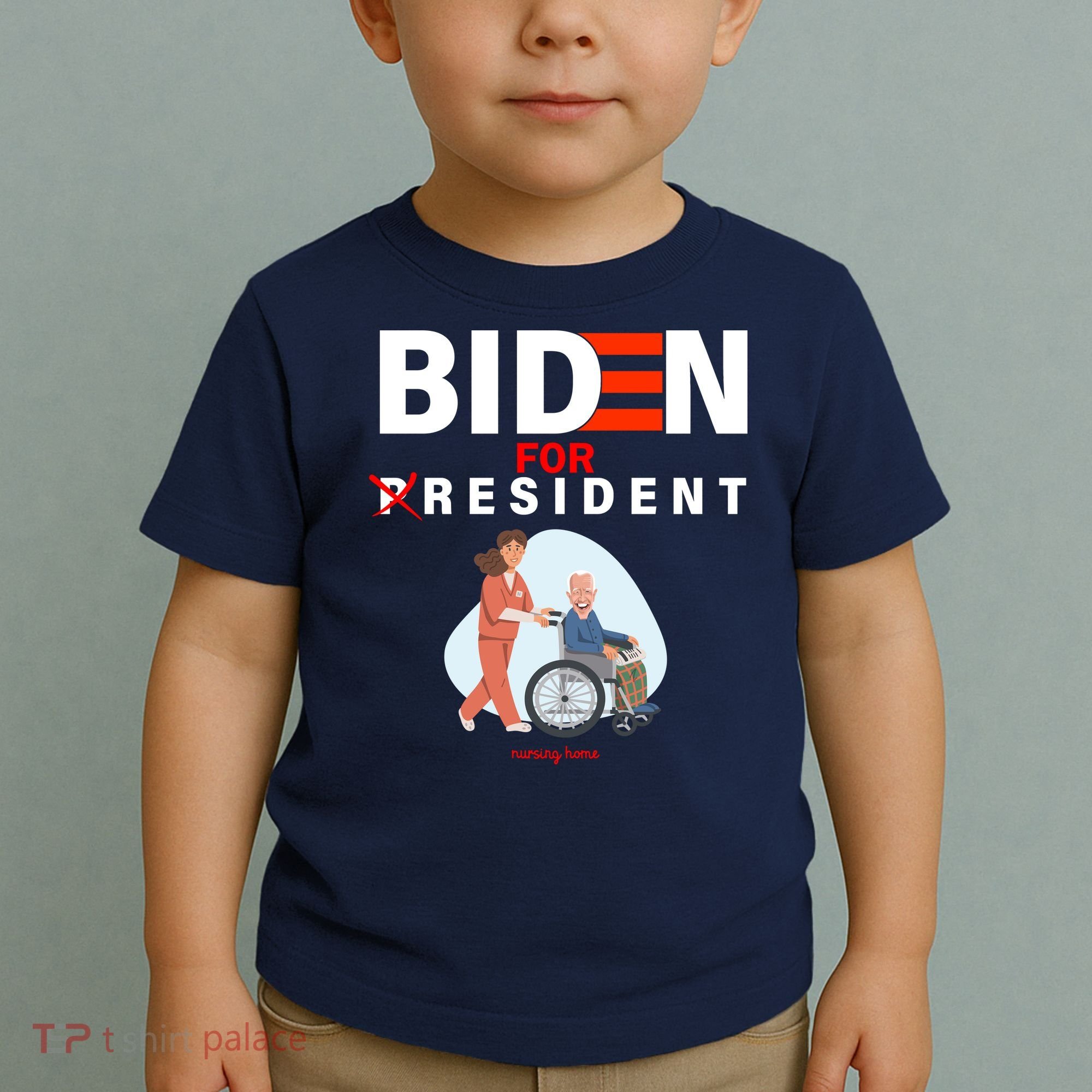 Biden For Resident Funny Trump 2020 President Toddler T-Shirt