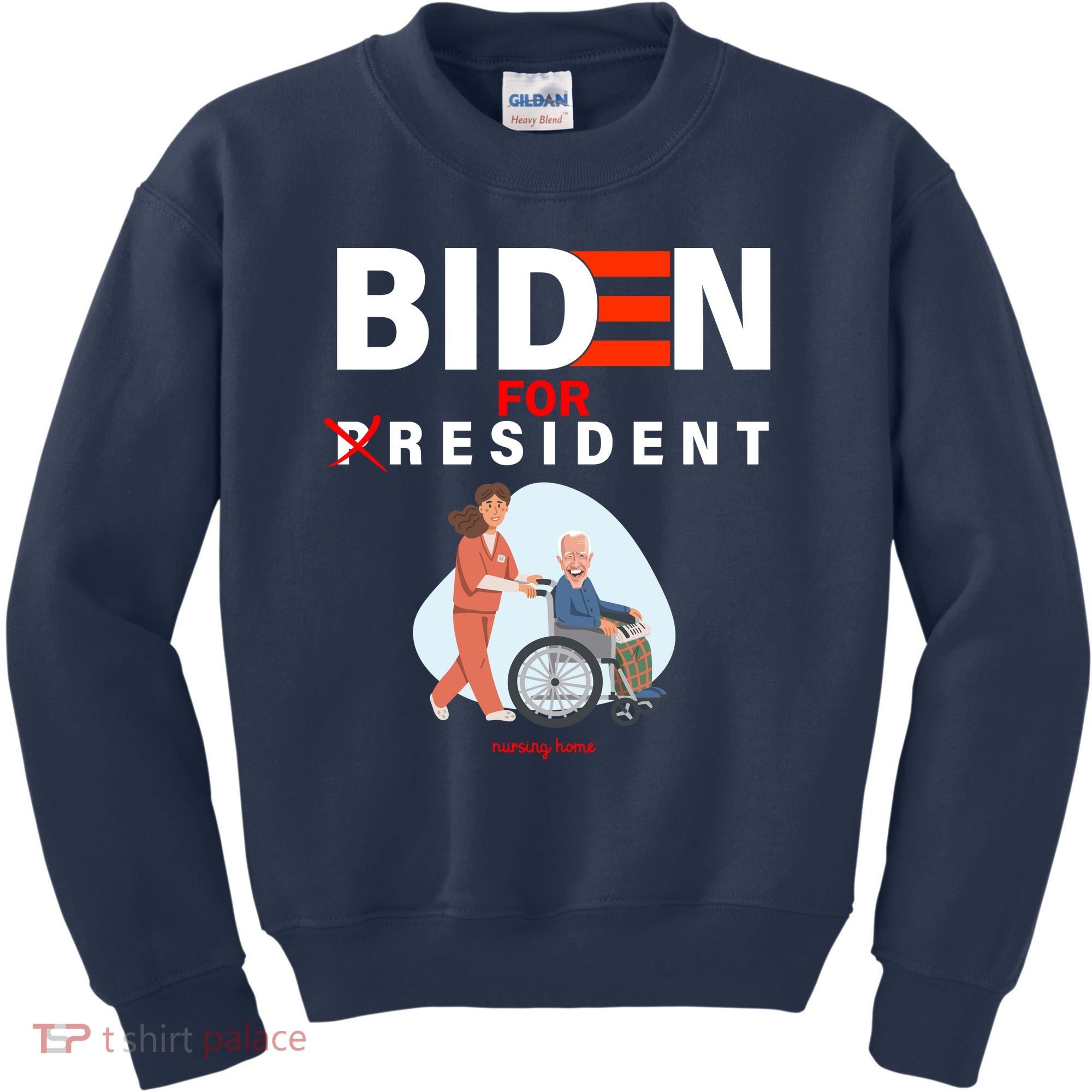 Biden For Resident Funny Trump 2020 President Kids Sweatshirt