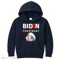 Biden For Resident Funny Trump 2020 President Kids Hoodie thumb 0