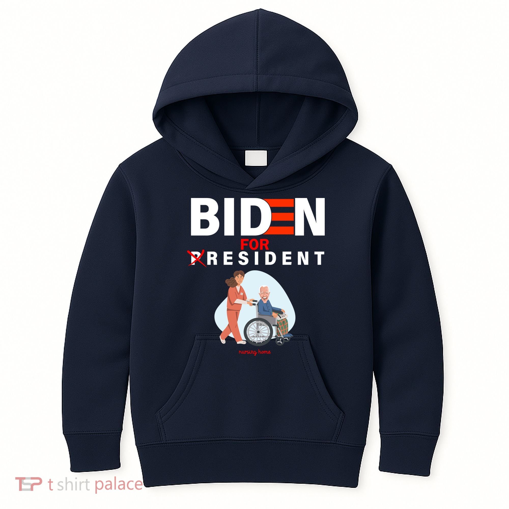 Biden For Resident Funny Trump 2020 President Kids Hoodie