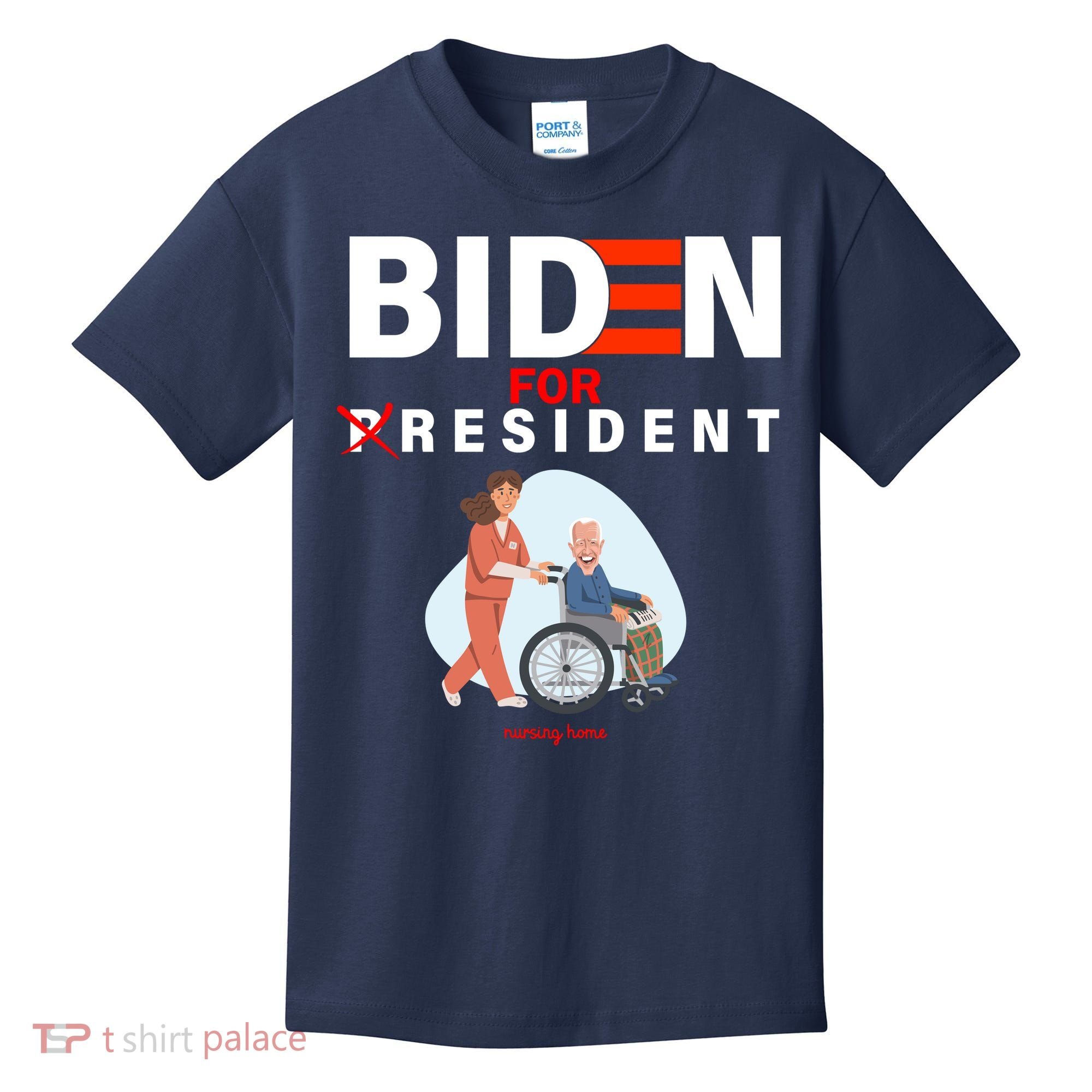 Biden For Resident Funny Trump 2020 President Kids T-Shirt