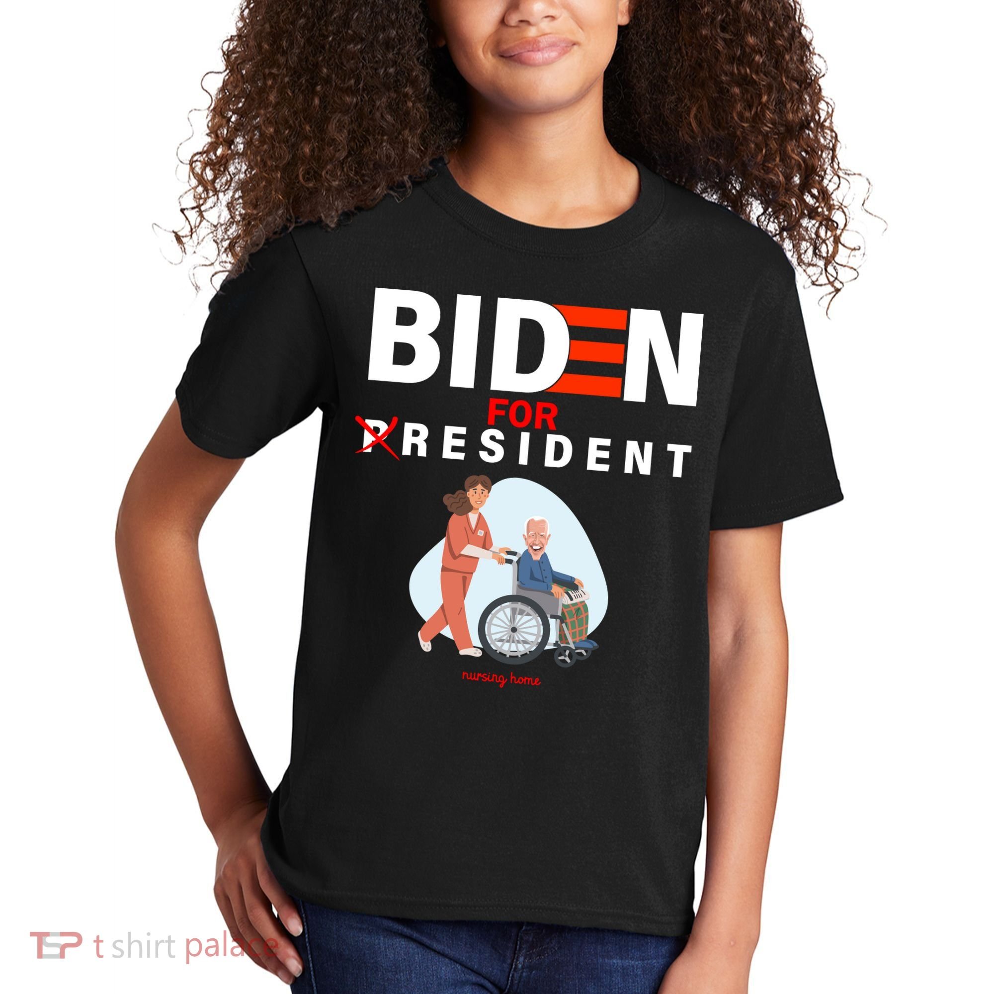Biden For Resident Funny Trump 2020 President Kids T-Shirt