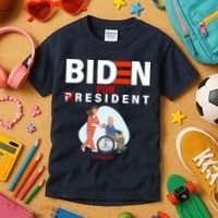 Biden For Resident Funny Trump 2020 President Kids T-Shirt thumb 3