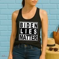 Biden Lies Matter Women's Tank Top thumb 2