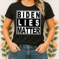 Biden Lies Matter Women's T-Shirt thumb 2