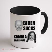 Biden Sucks Kamala Swallows Coffee Mug thumb 1