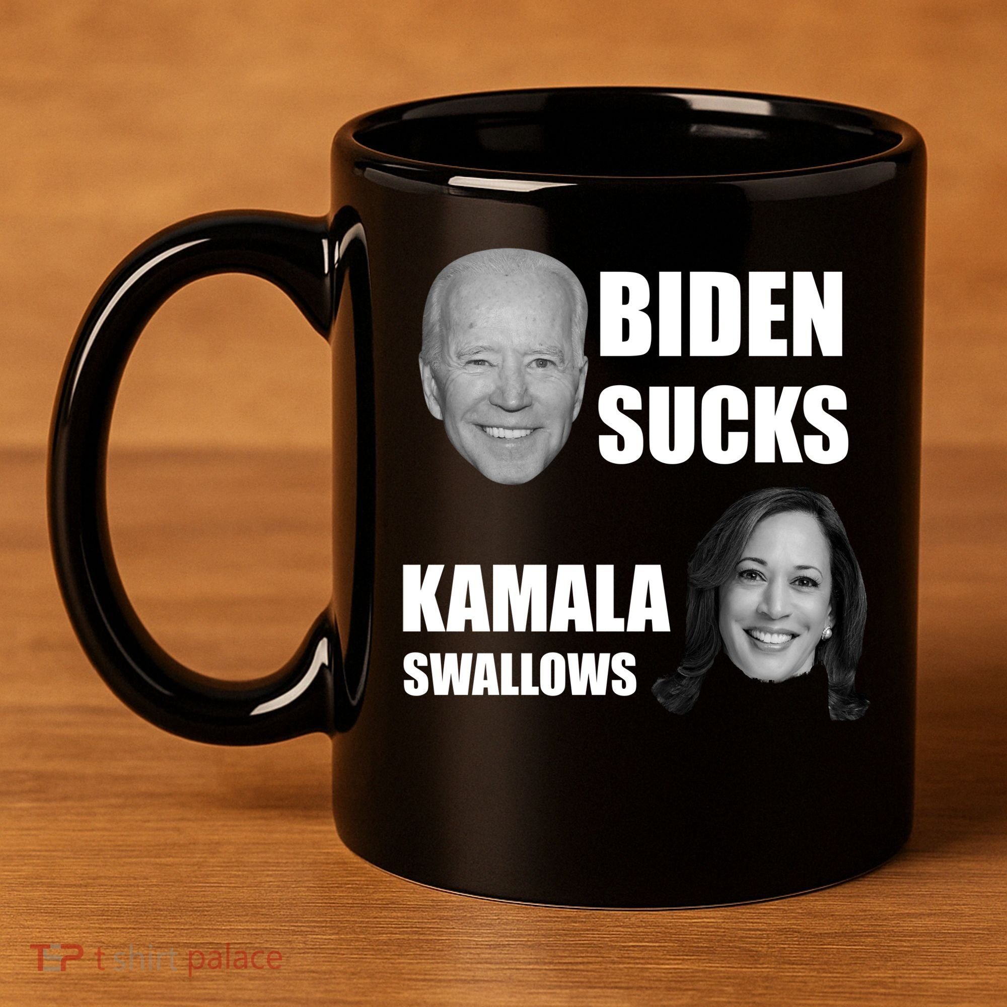 Biden Sucks Kamala Swallows 11oz C Handle Ceramic Mug