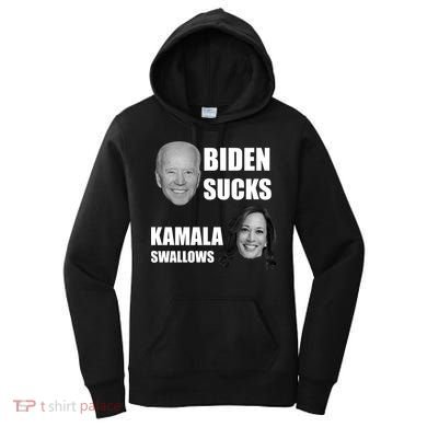Biden Sucks Kamala Swallows Women's Hoodie
