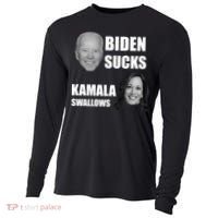 Biden Sucks Kamala Swallows Cooling Performance Long Sleeve Crew thumb 0