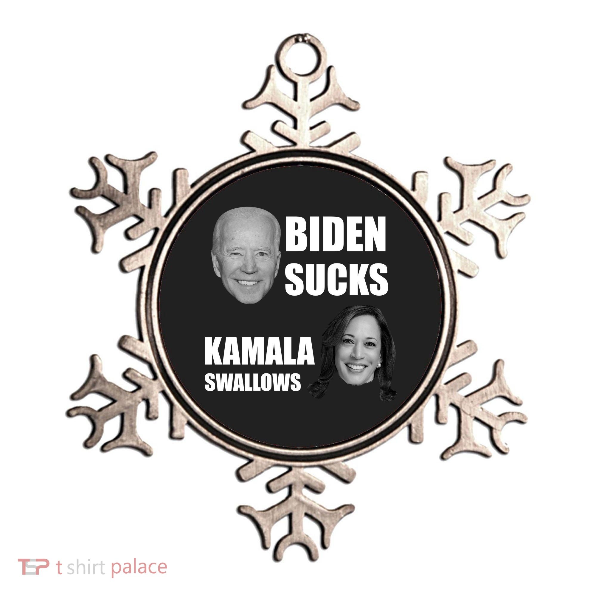 Biden Sucks Kamala Swallows Ornament