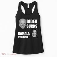 Biden Sucks Kamala Swallows Women's Tank Top thumb 0