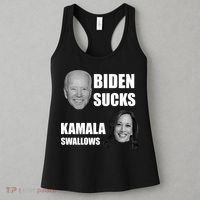 Biden Sucks Kamala Swallows Women's Tank Top thumb 3