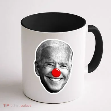 Biden The Clown Coffee Mug back