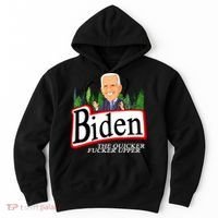 Biden The Quicker Fucker Upper Funny Cartoon Hoodie thumb 0