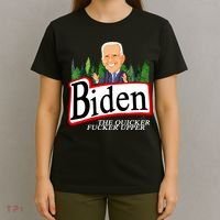 Biden The Quicker Fucker Upper Funny Cartoon T-Shirt thumb 4