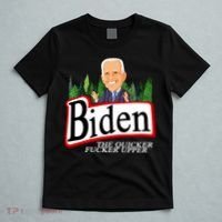 Biden The Quicker Fucker Upper Funny Cartoon T-Shirt thumb 5
