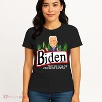 Biden The Quicker Fucker Upper Funny Cartoon Women's T-Shirt thumb 4