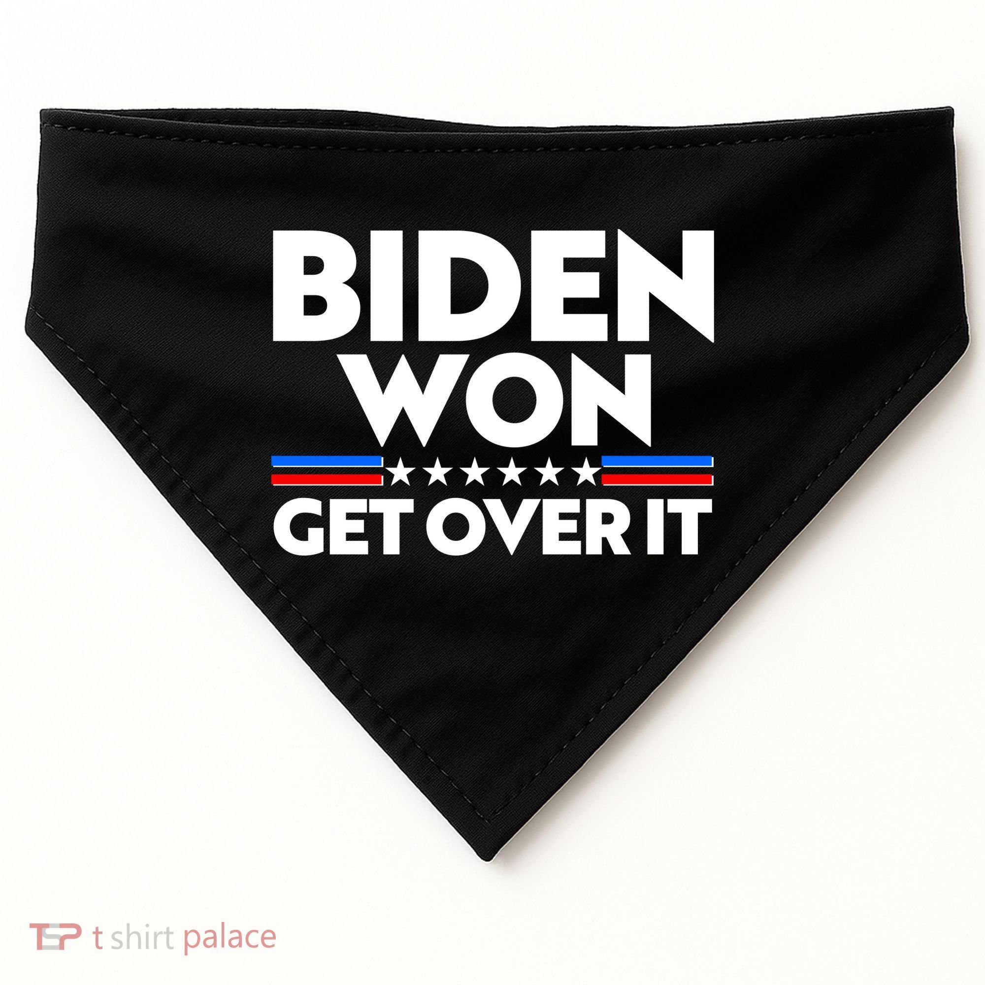 Biden Won Get Over It USA-Made Doggie Bandana