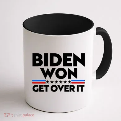 Biden Won Get Over It Coffee Mug back