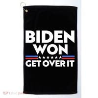 Biden Won Get Over It Golf Towel thumb 0