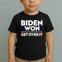 Biden Won Get Over It Toddler T-Shirt thumb 2