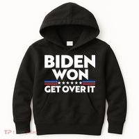 Biden Won Get Over It Kids Hoodie thumb 0