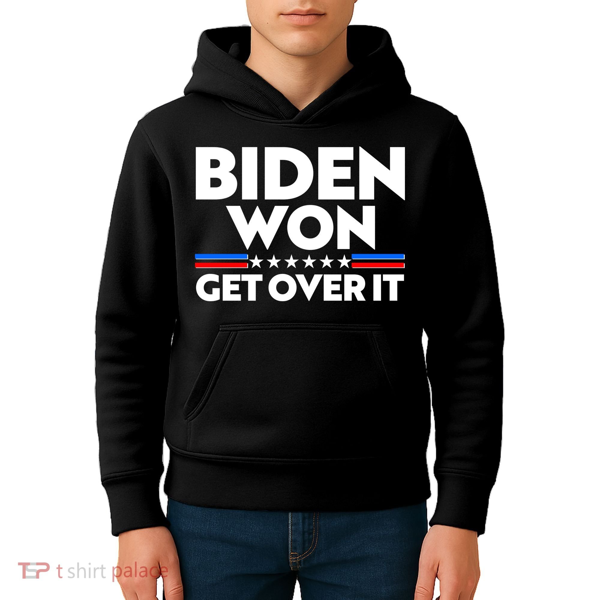 Biden Won Get Over It Kids Hoodie