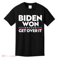 Biden Won Get Over It Kids T-Shirt thumb 0