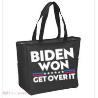 Biden Won Get Over It Tote Bag thumb 2