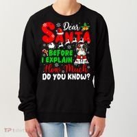 Before I Explain How Much You Know Xmas Papillon Owner Lover Women's Sweatshirt thumb 0