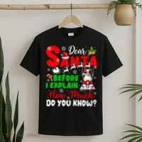 Before I Explain How Much You Know Xmas Papillon Owner Lover T-Shirt thumb 2
