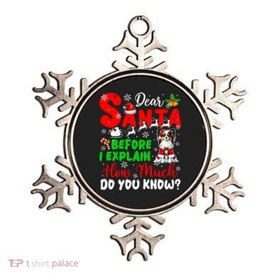 Before I Explain How Much You Know Xmas Papillon Owner Lover Ornament