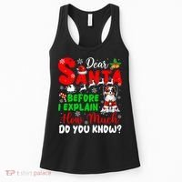Before I Explain How Much You Know Xmas Papillon Owner Lover Women's Tank Top thumb 0