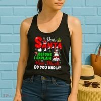 Before I Explain How Much You Know Xmas Papillon Owner Lover Women's Tank Top thumb 2