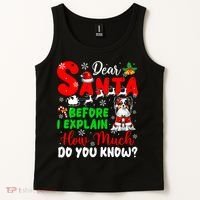 Before I Explain How Much You Know Xmas Papillon Owner Lover Tank Top thumb 2