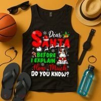 Before I Explain How Much You Know Xmas Papillon Owner Lover Tank Top thumb 4