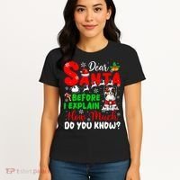 Before I Explain How Much You Know Xmas Papillon Owner Lover Women's T-Shirt thumb 4