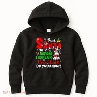 Before I Explain How Much You Know Xmas Papillon Owner Lover Kids Hoodie thumb 0
