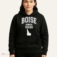 Boise Idaho Est. 1863 Varsity Hoodie thumb 5