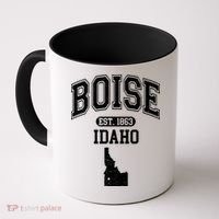 Boise Idaho Est. 1863 Varsity Coffee Mug thumb 0
