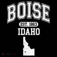 Boise Idaho Est. 1863 Varsity Women's Hoodie thumb 2