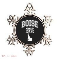 Boise Idaho Est. 1863 Varsity Ornament thumb 0